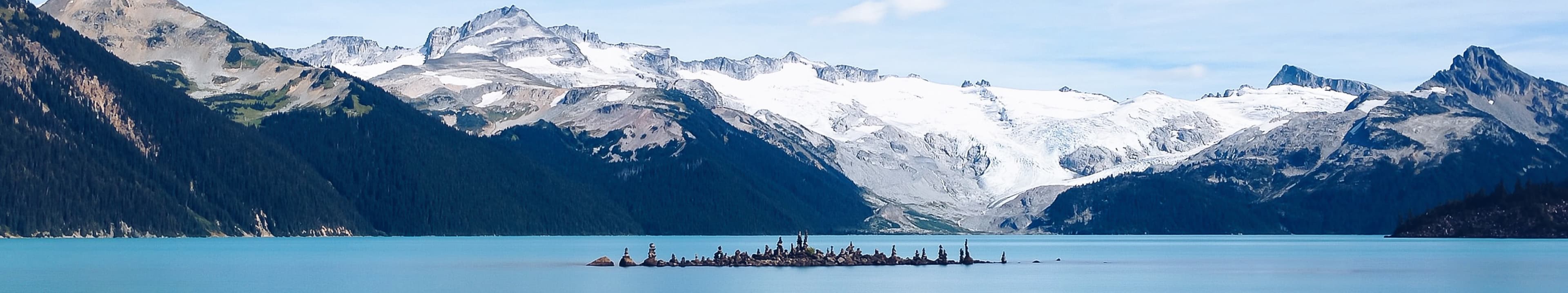 Mountains Over a Lake